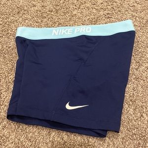 Blue Nike Pros - Youth Size Medium - only worn once